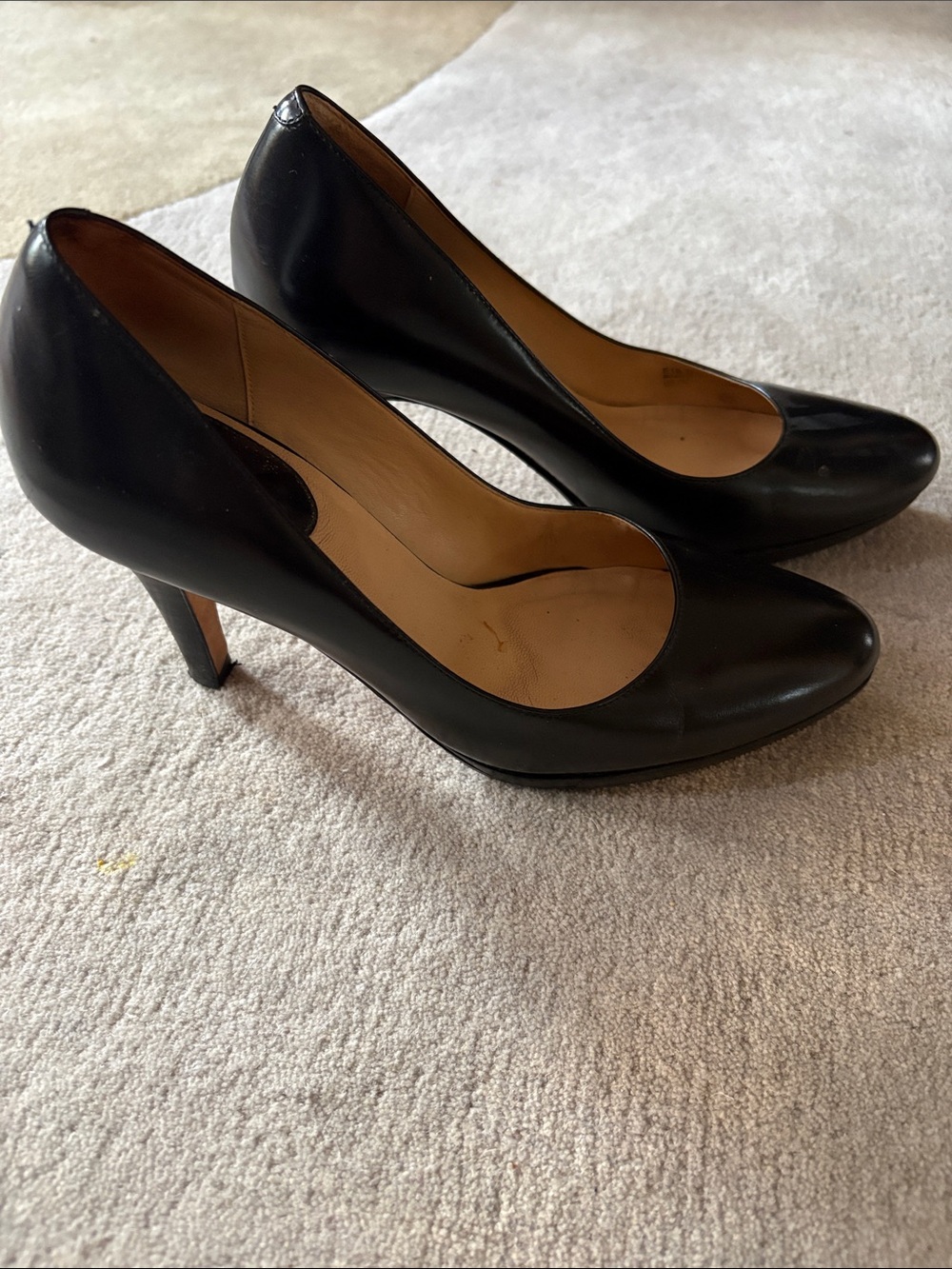 Cole Haan NikeAir Classic Black Leather Women's Pump 7.5B